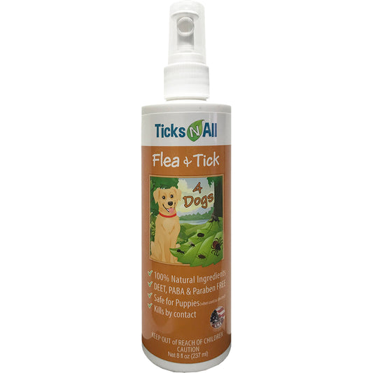 All Natural Flea & Tick 4 Dogs 8oz