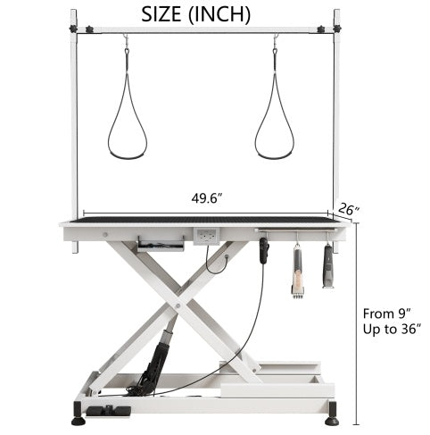 Super Deluxe Electric Pet Grooming Table, 110V  220V Professional