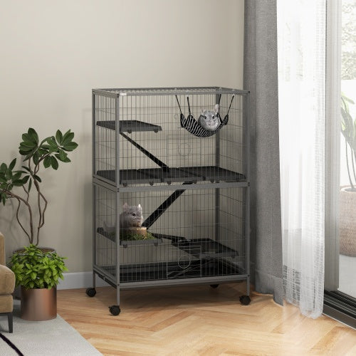 5 Tiers Of Small Animal Cages, Ferret Cages, Large Chinchilla Cages