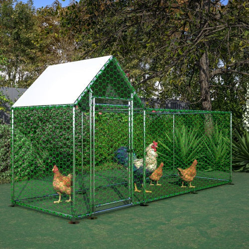 Poultry Habitat Cage With Lid For Chicken Coop