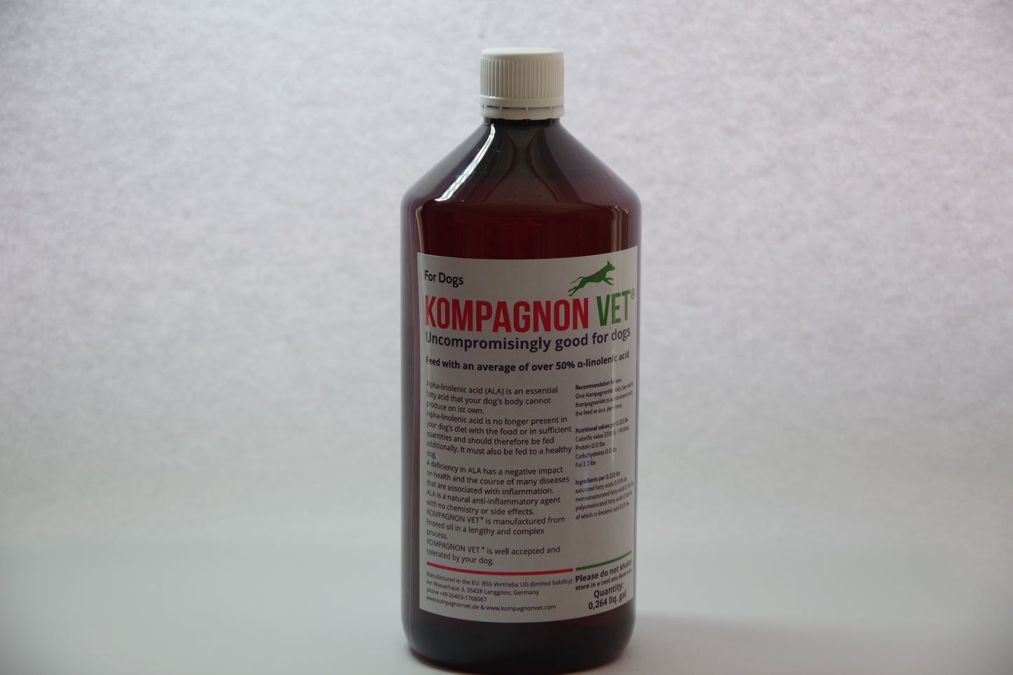 KompagnonVet 0,264 liq.gal for dogs and horses with osteoarthritis