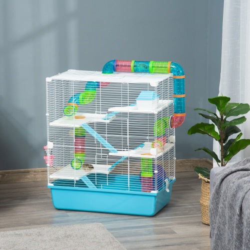 Oversized 23 Hamster Cage With Tube And Tunnel, Portable Carrying