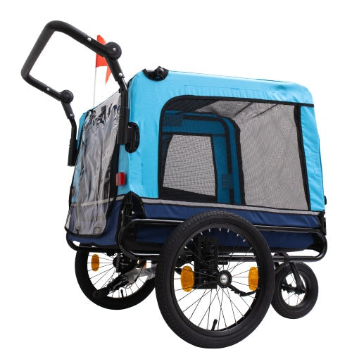 Outdoor Heavy Duty Foldable Utility Pet Stroller Dog Carriers Bicycle